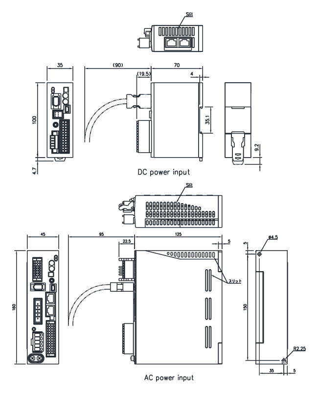 Attachment driver dimensional drawing